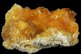 Orange Selenite Crystal Cluster (Fluorescent) - Peru #102169-1